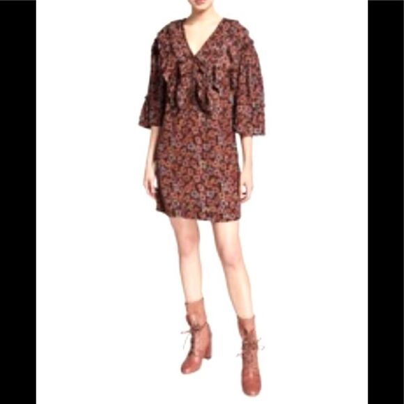 Coach 1941 Glam Rock The Prairie Floral Dress with Ruffles - Picture 3 of 12
